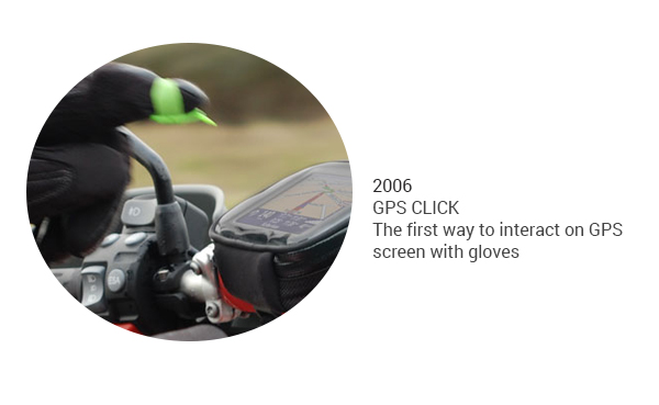 GPS CLICK the first way to click on a GPS with motorcycle gloves